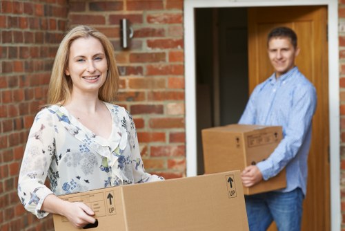 Man with van removal service ready for a local move in Acton