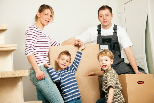 Packing and loading furniture for an Acton property move