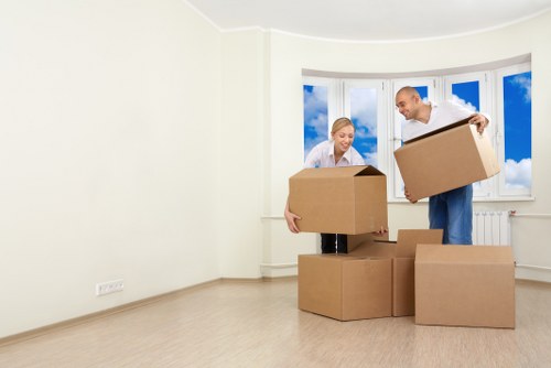 Removals van supporting a home move in Acton