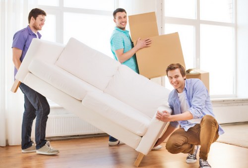 Commercial moving team planning a business relocation in Acton