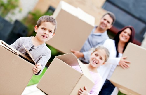 Loading furniture for a house or flat move in Acton
