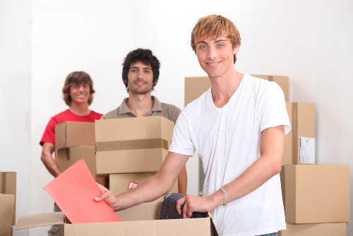 Careful packing and furniture protection for removals in Acton