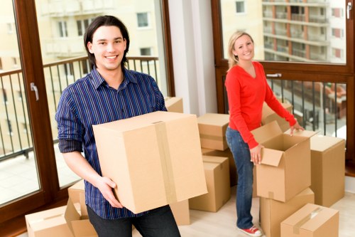 Careful boxing and labelling of household items